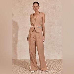 NWT MON RENN LISLE PANT IN BISCUIT